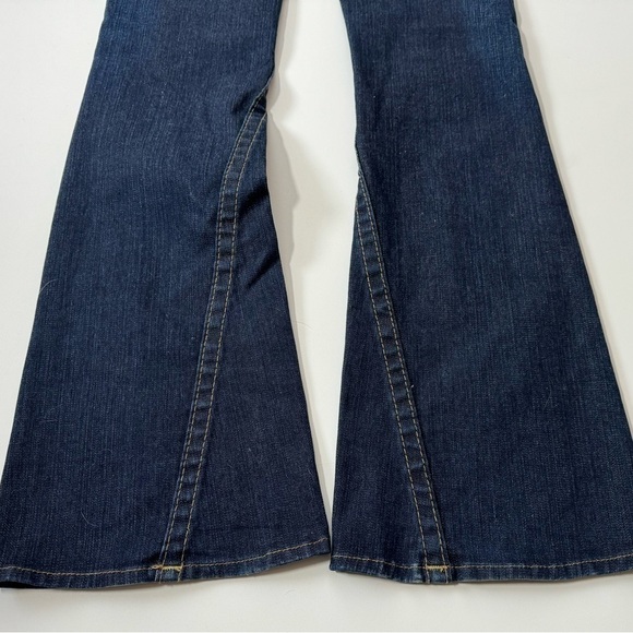 True Religion Y2K Joey Twist Seam Yellow Button Jeans *Excellent Size 27/4 - Picture 14 of 16